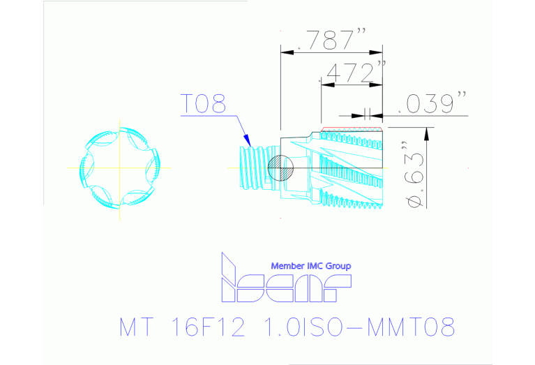 MT 16F12 1.0ISO-MMT08 IC908