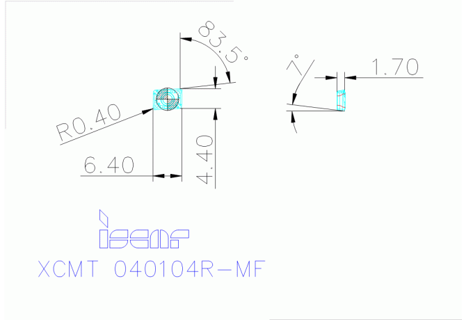 XCMT 040104R-MF IC908