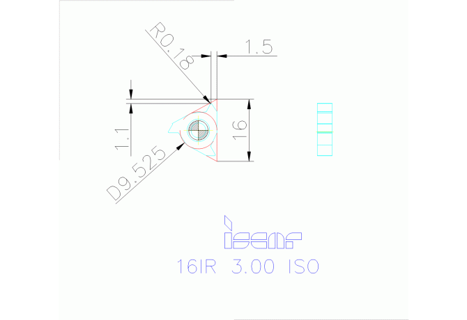 16IR 3.00 ISO IC908
