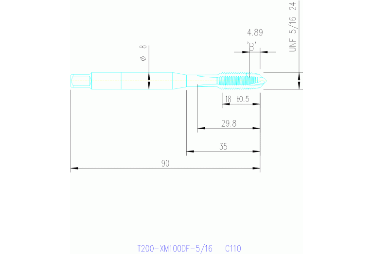 T200-XM100DF-5/16 C145