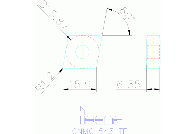 CNMG 160612-TF IC8250
