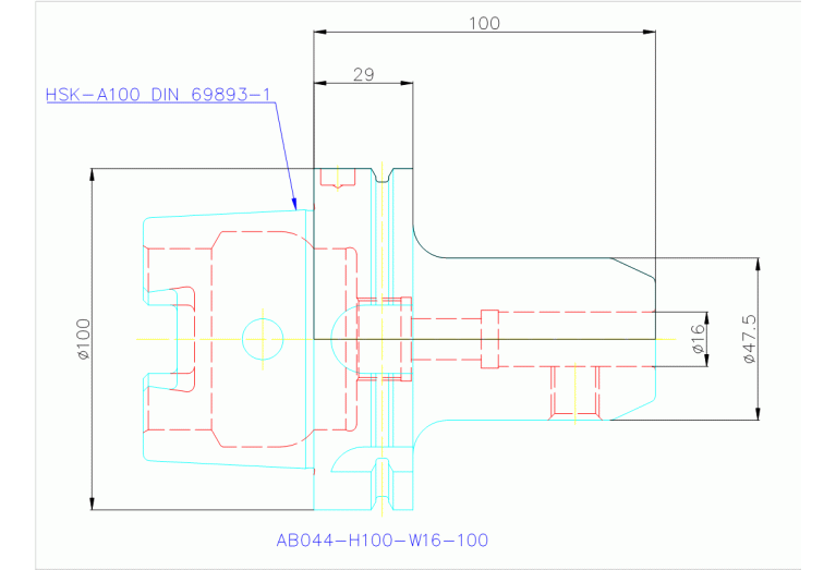 AB044-H100-W16-100