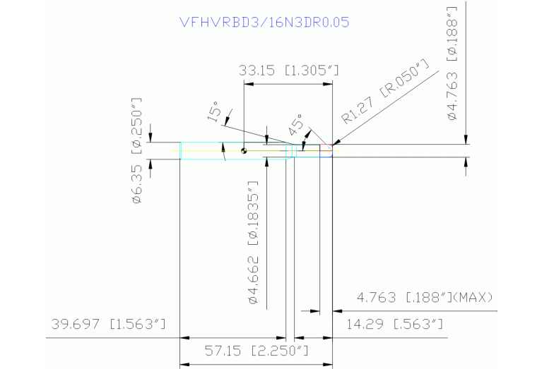 VFHVRBD3/16N3DR0.05