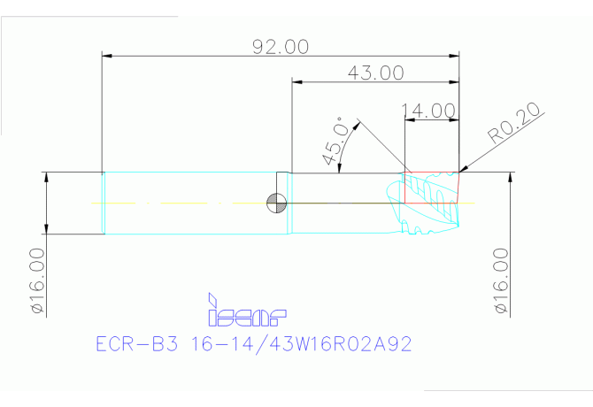 ECR-B3 16-14/43W16R02A92 IC08
