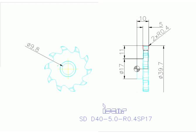 SD D40-5.0-R0.4SP17 IC908