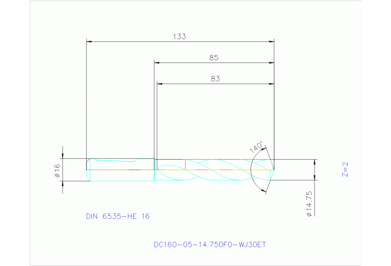 DC160-05-14.750F0-WJ30ET
