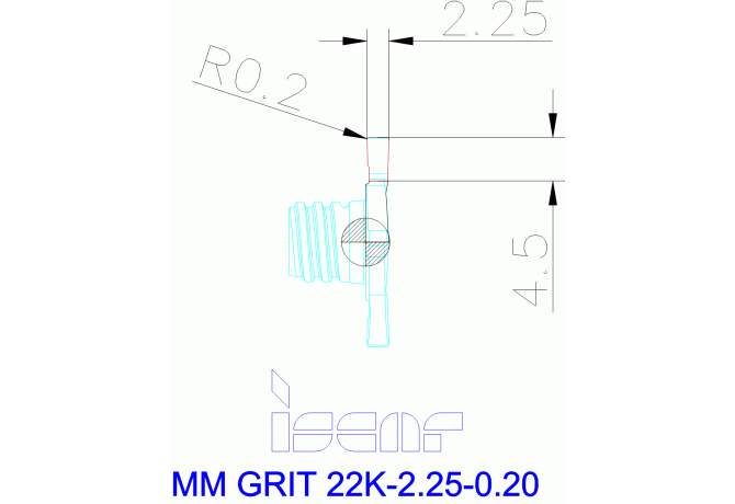 MM GRIT 22K-2.25-0.20 IC528