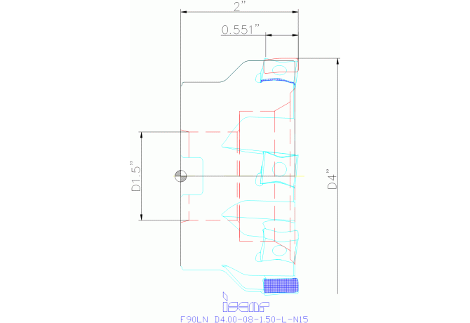F90LN D4.00-08-1.50-L-N15