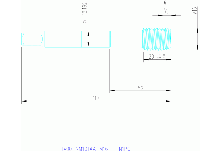 T400-NM101AA-M16 N1PC