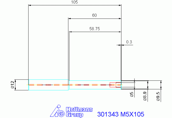 301343 M5X105