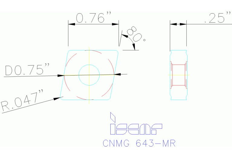 CNMG 190612-MR IC8250