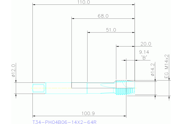 T34-PH04B06-14X2-64R