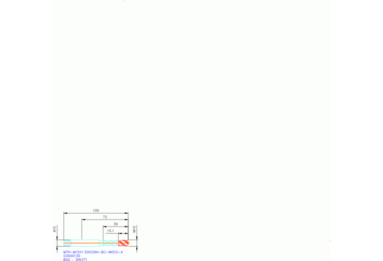 MTH-M10X1.50ISO6H-BC-M003-A