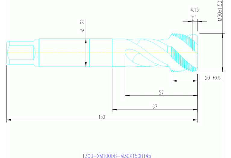 T300-XM100DB-M30X150B110