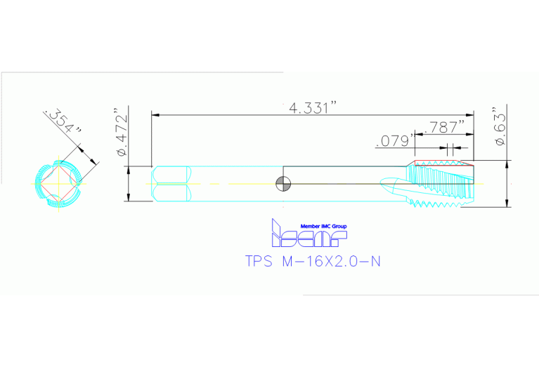 TPS M-16X2.0-N HEST