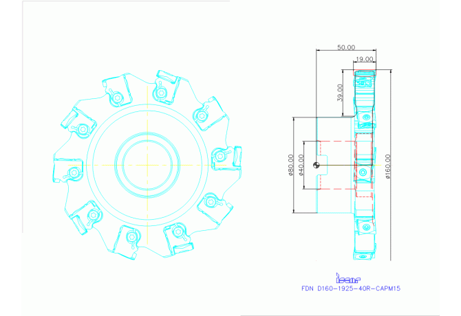 FDN D160-1925-40R-CAPM15