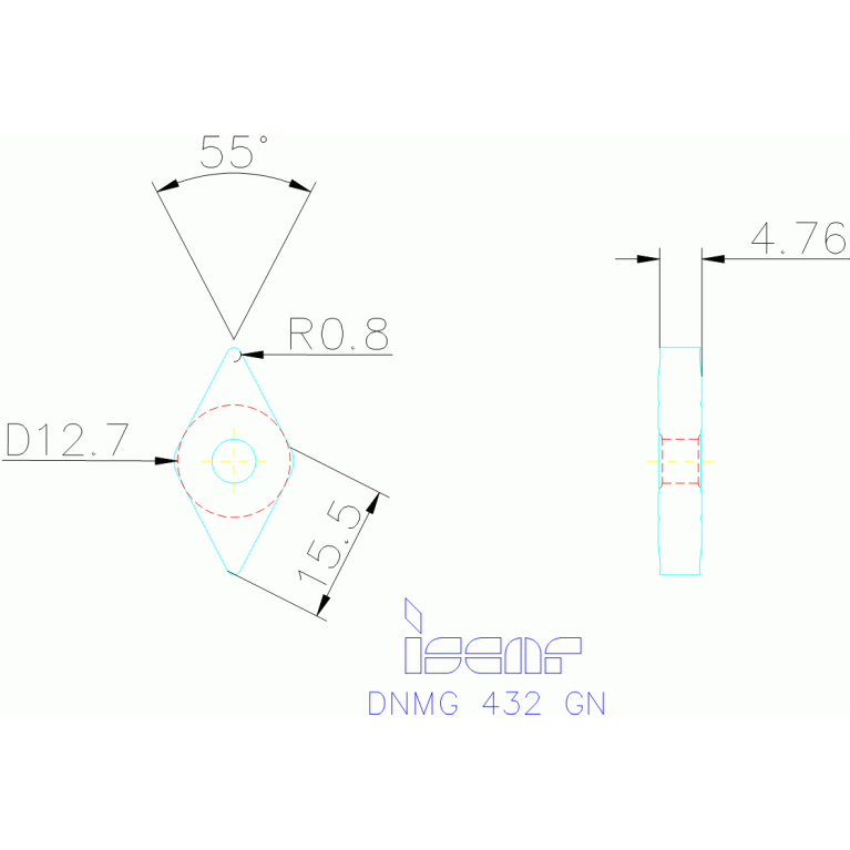 DNMG 150408-GN IC8250