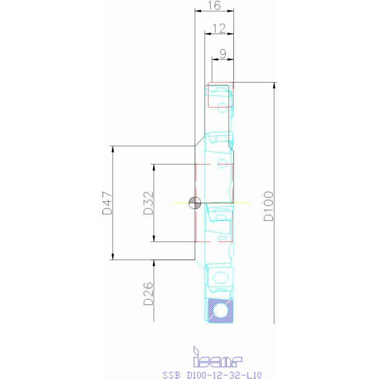 SSB D100-12-32-L10