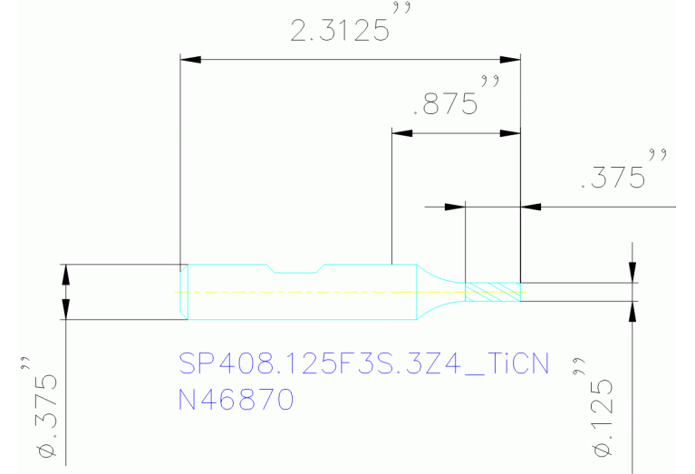 SP408.125F3S.3Z4 TICN