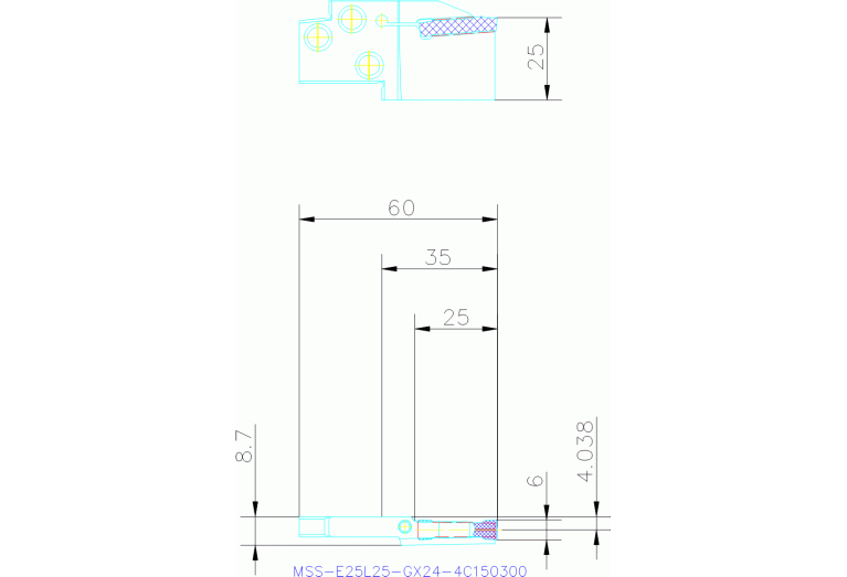 MSS-E25L25-GX24-4C150300