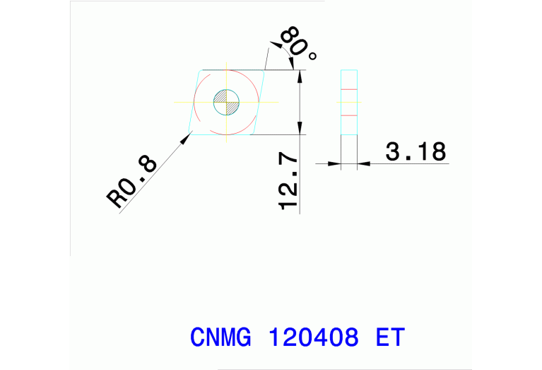 CNMG 120408 FC TT8125B