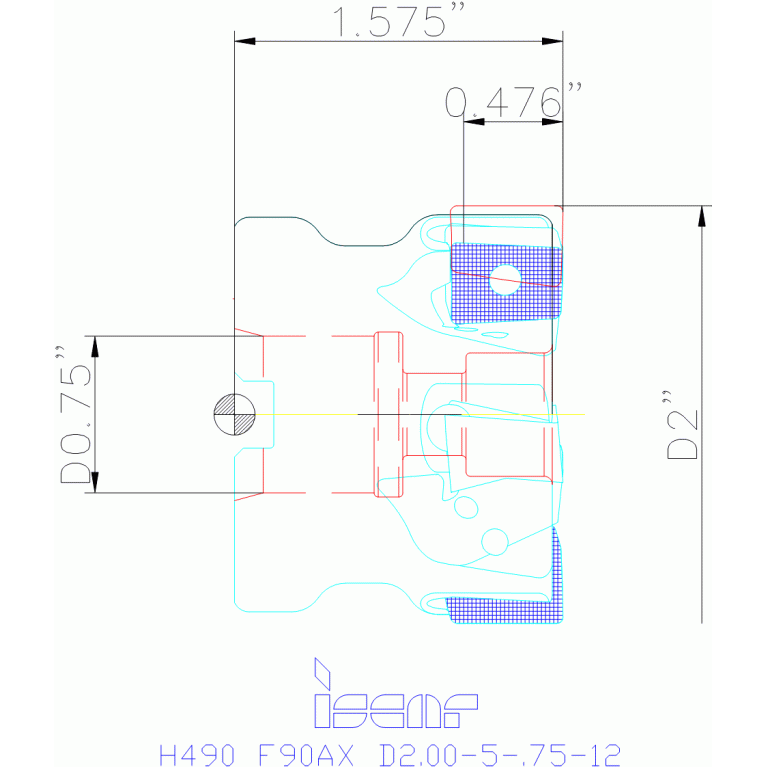 H490 F90AX D2.00-5-.75-12