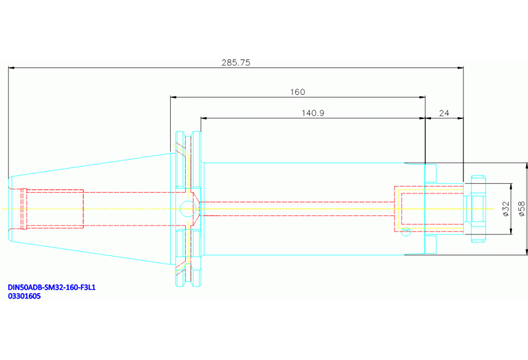 DIN50ADB-SM32-160-F3L1