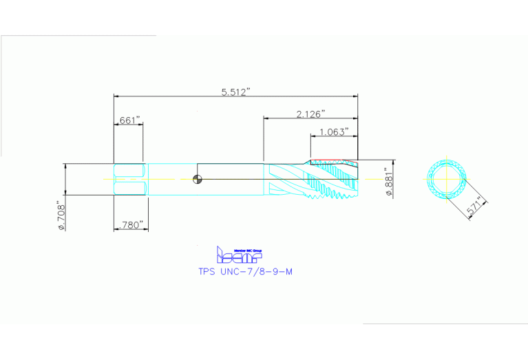 TPS UNC-7/8-9-M HEST