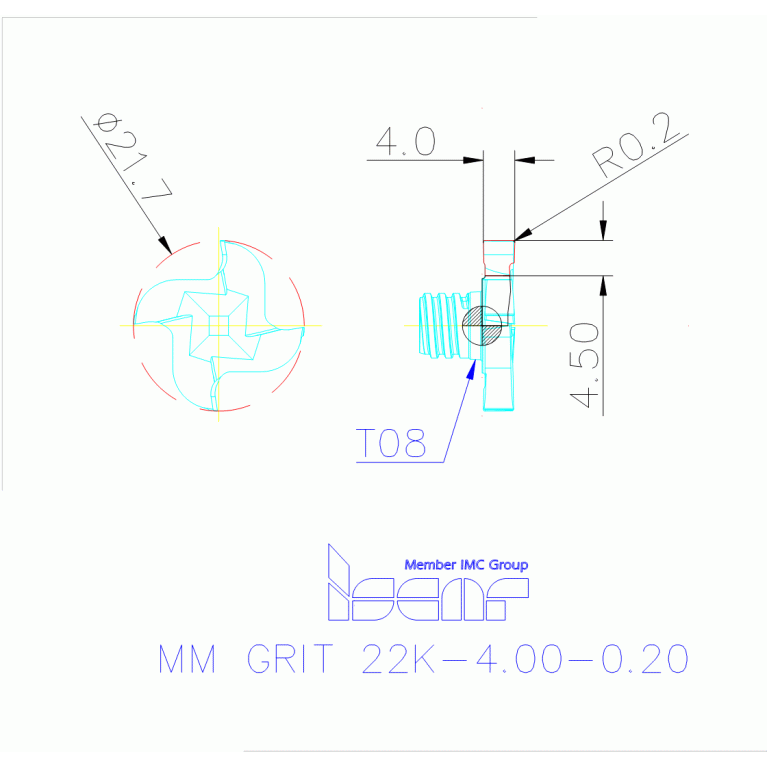 MM GRIT 22K-4.00-0.20 IC528