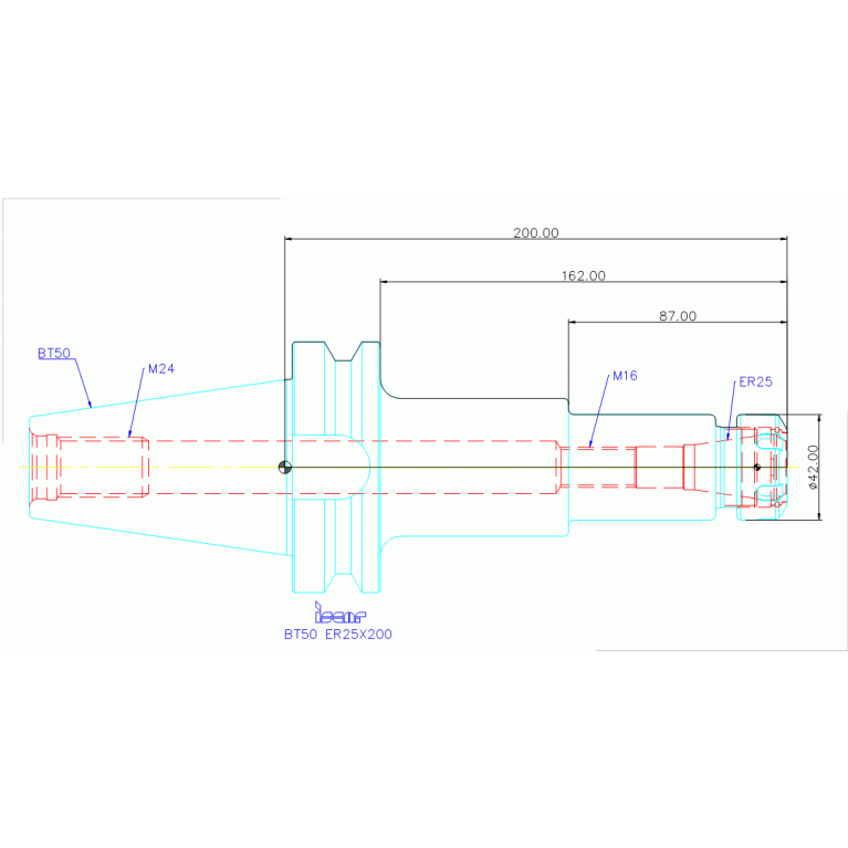 BT50 ER25X200