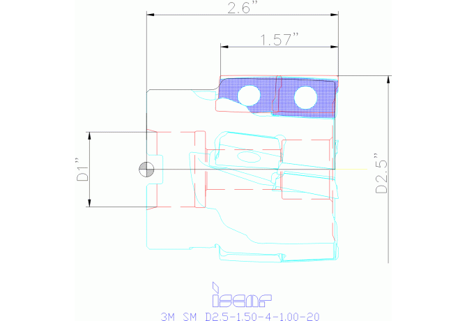 3M SM D2.5-1.50-4-1.00-20