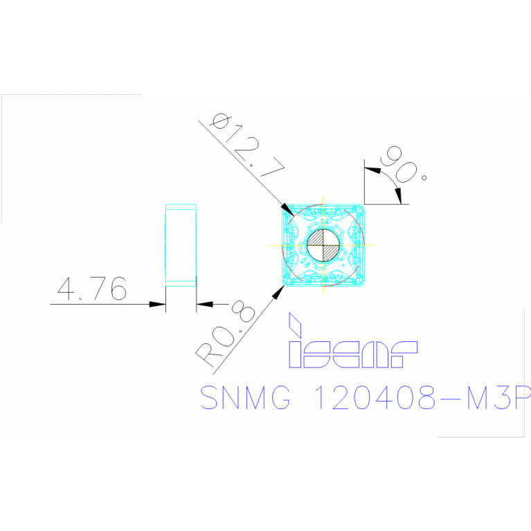 SNMG 120408-M3P IC8250