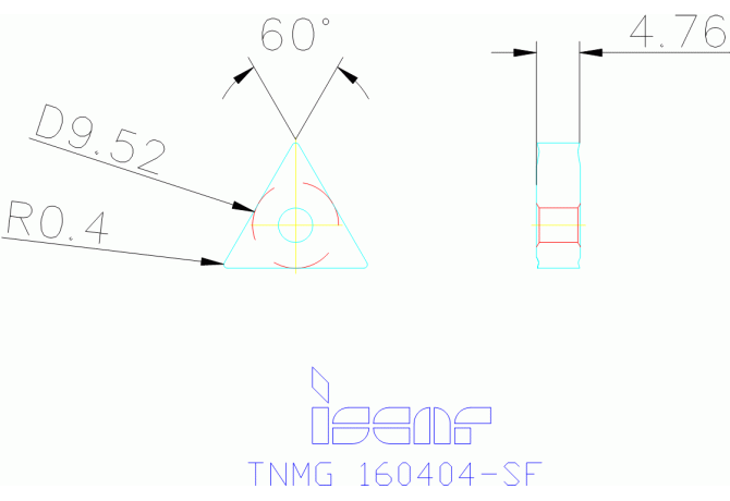 TNMG 160404-SF IC530N