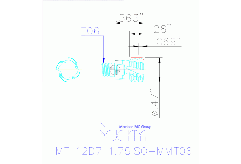 MT 12D7 1.75ISO-MMT06 IC908