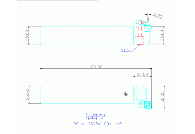 PCLNL 2525M-09X-JHP