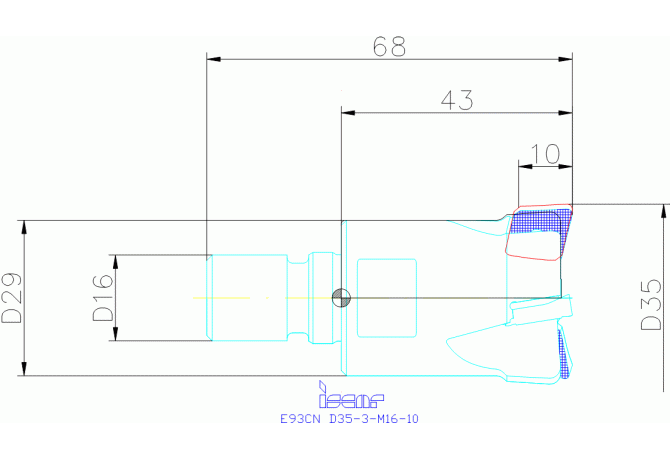 E93CN D35-3-M16-10