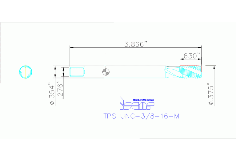 TPS UNC-3/8-16-M HEST