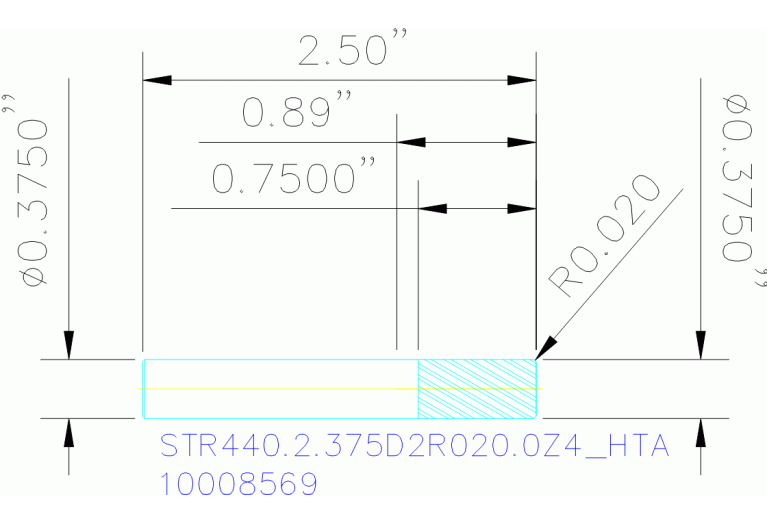 STR440.2.375D2R020.0Z4 HTA