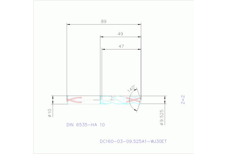 DC160-03-09.525A1-WJ30ET