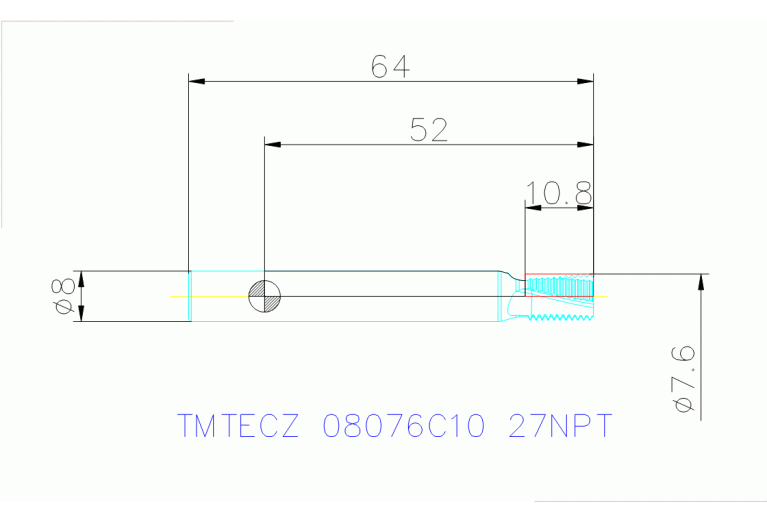 MTECZ 08076C10 27NPT IN2005
