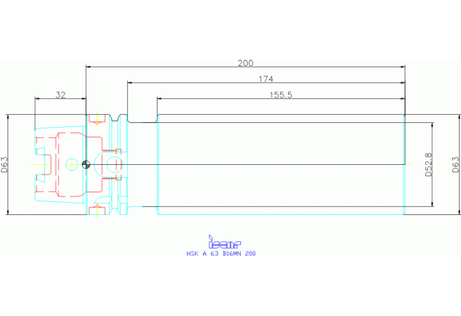HSK A63 B16MN 200