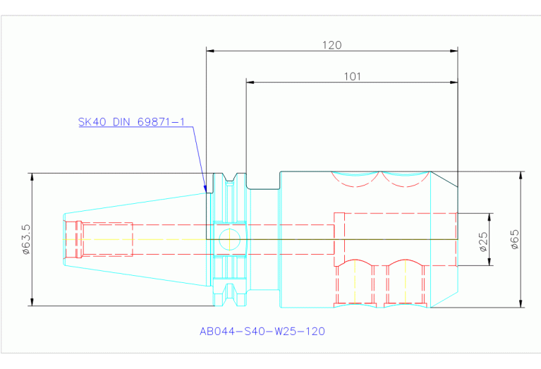 AB044-S40-W25-120