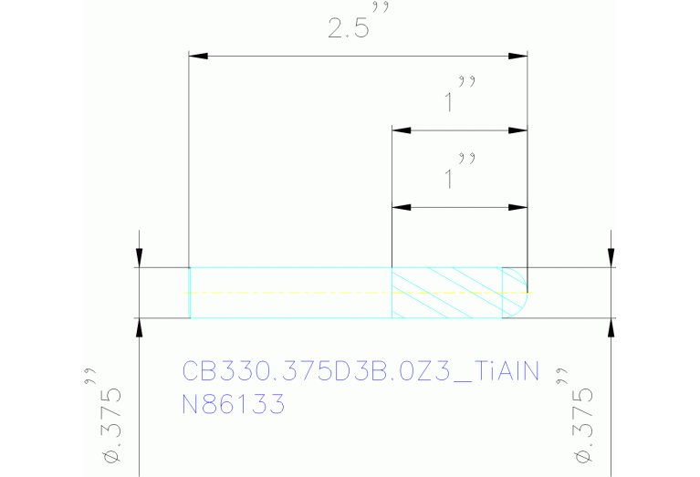 CB330.375D3B.0Z3 TIALN