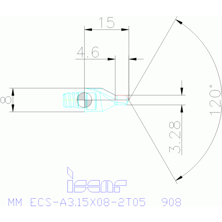 MM ECS-A3.15X08-2T05 IC908