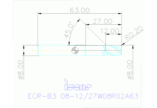 ECR-B3 08-12/27W08R02A63 IC08