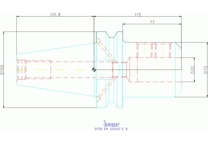 BT50 EM 32X115 E B