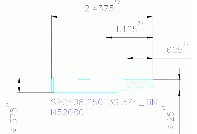 SPC408.250F3S.3Z4 TIN