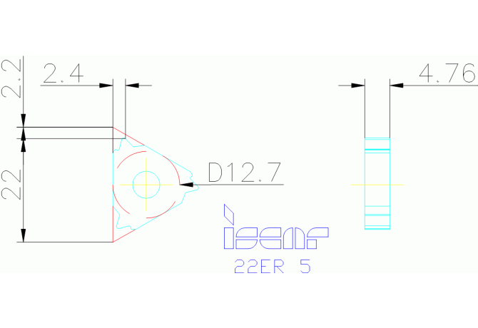 22ER 5 BUT 0.75 IC908