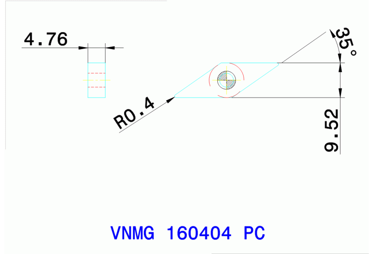 VNMG 160404 PC TT8125