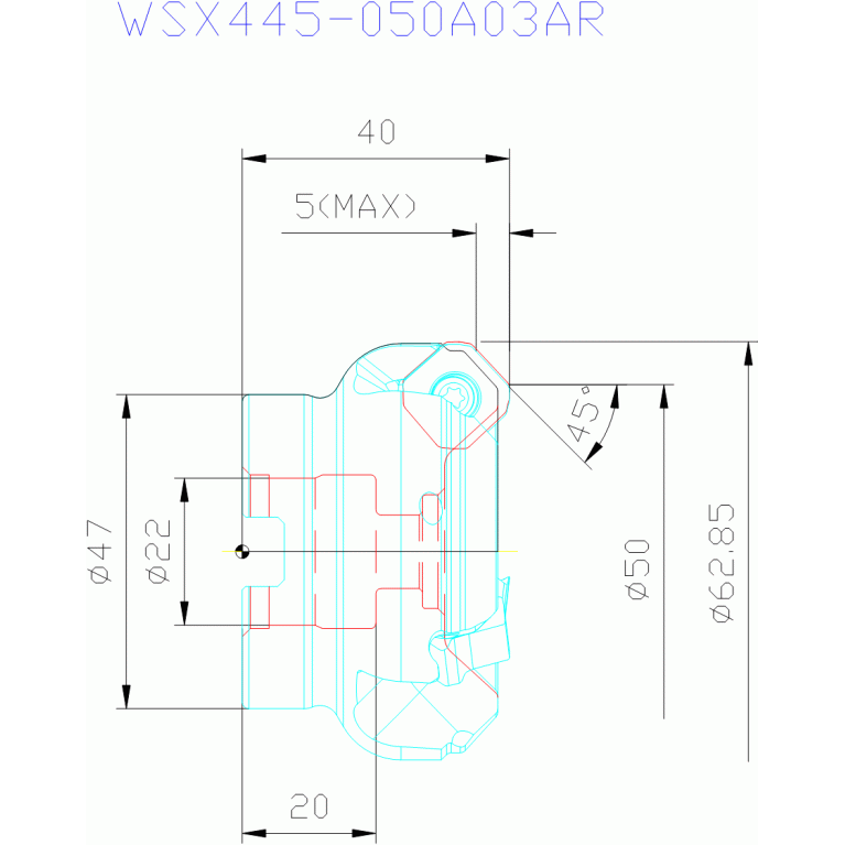 WSX445-050A03AR